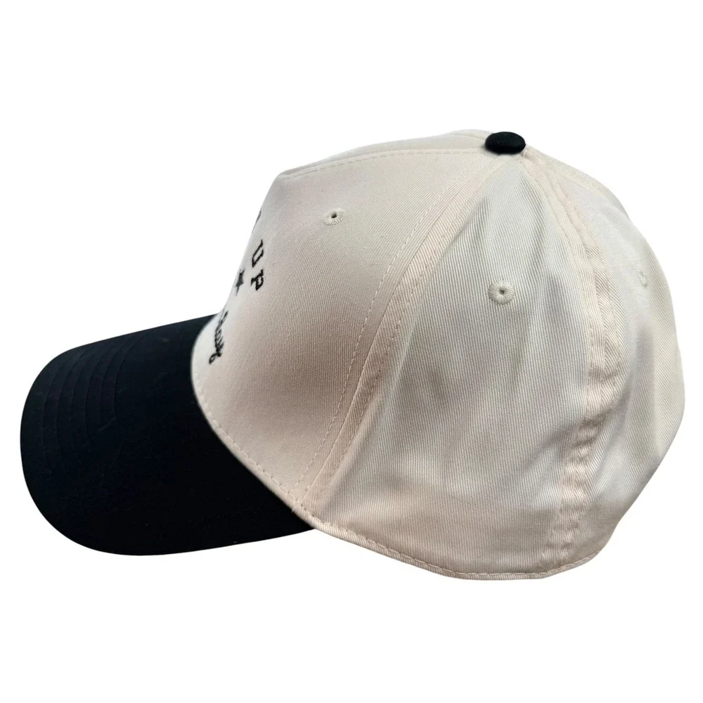 Otto Cap Giddy Up Its Game Day Snapback Hat Cream Black Western Cowboy Boot Star